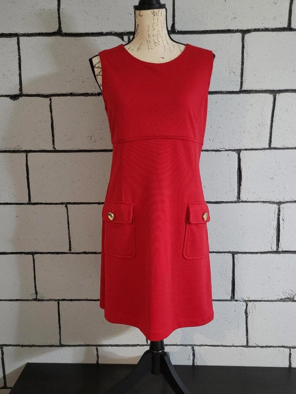 BUNDLE SALE!  Michael Kors  Red Sleeveless Dress Sz 8